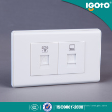 American Style Rj11 Téléphone et Power Date Socket Outlet